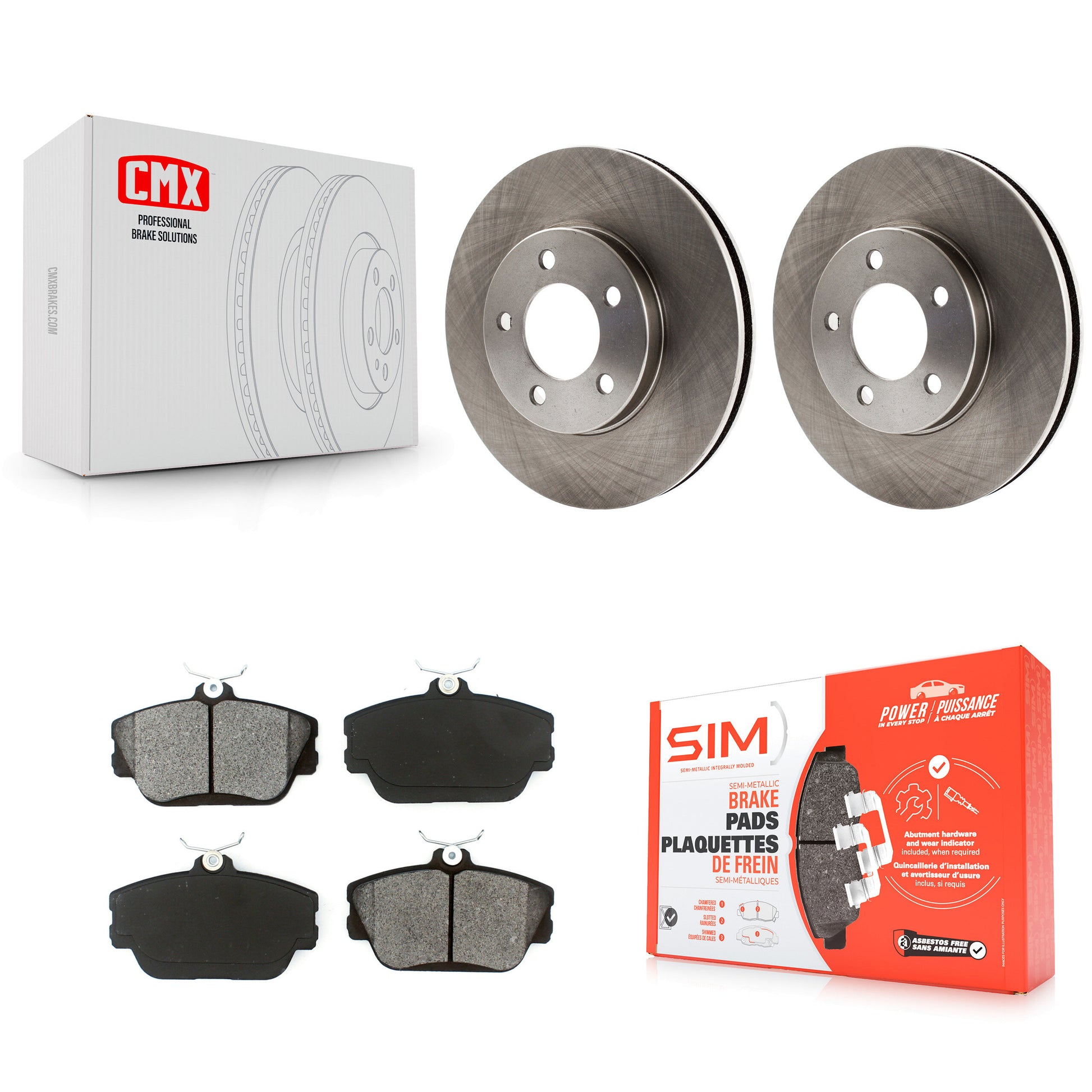 Transit Auto K8S-100102 Disc Brake Kit for 1994-1995 Ford Taurus - Front product image