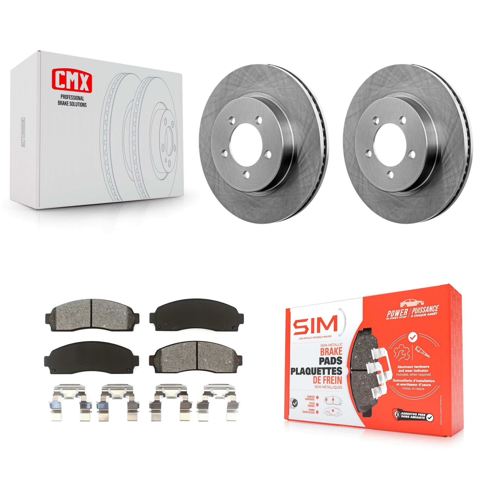 Transit Auto K8S-100127 Disc Brake Kit for 2002-2005 Ford Explorer, Mercury Mountaineer - Front product image