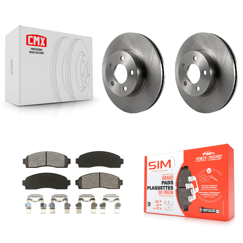Transit Auto K8S-100129 Disc Brake Kit for 2001-2011 Mazda B4000, Ford Ranger, Ford Explorer Sport & more - Front product image