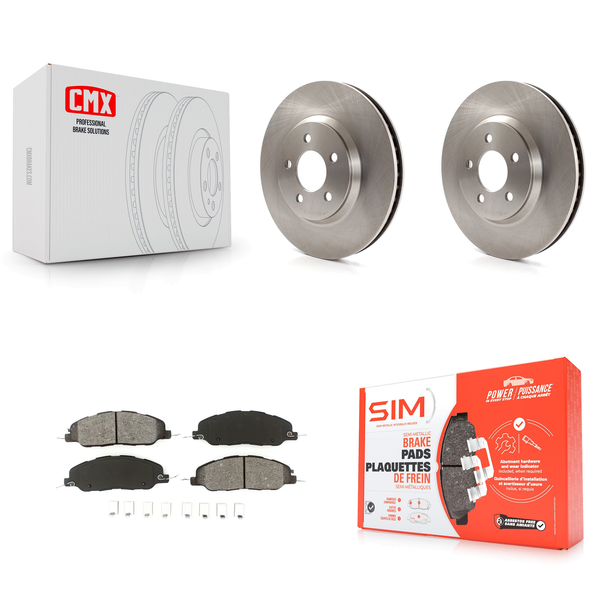 Transit Auto K8S-100146 Disc Brake Kit for 2005-2014 Ford Mustang - Front product image