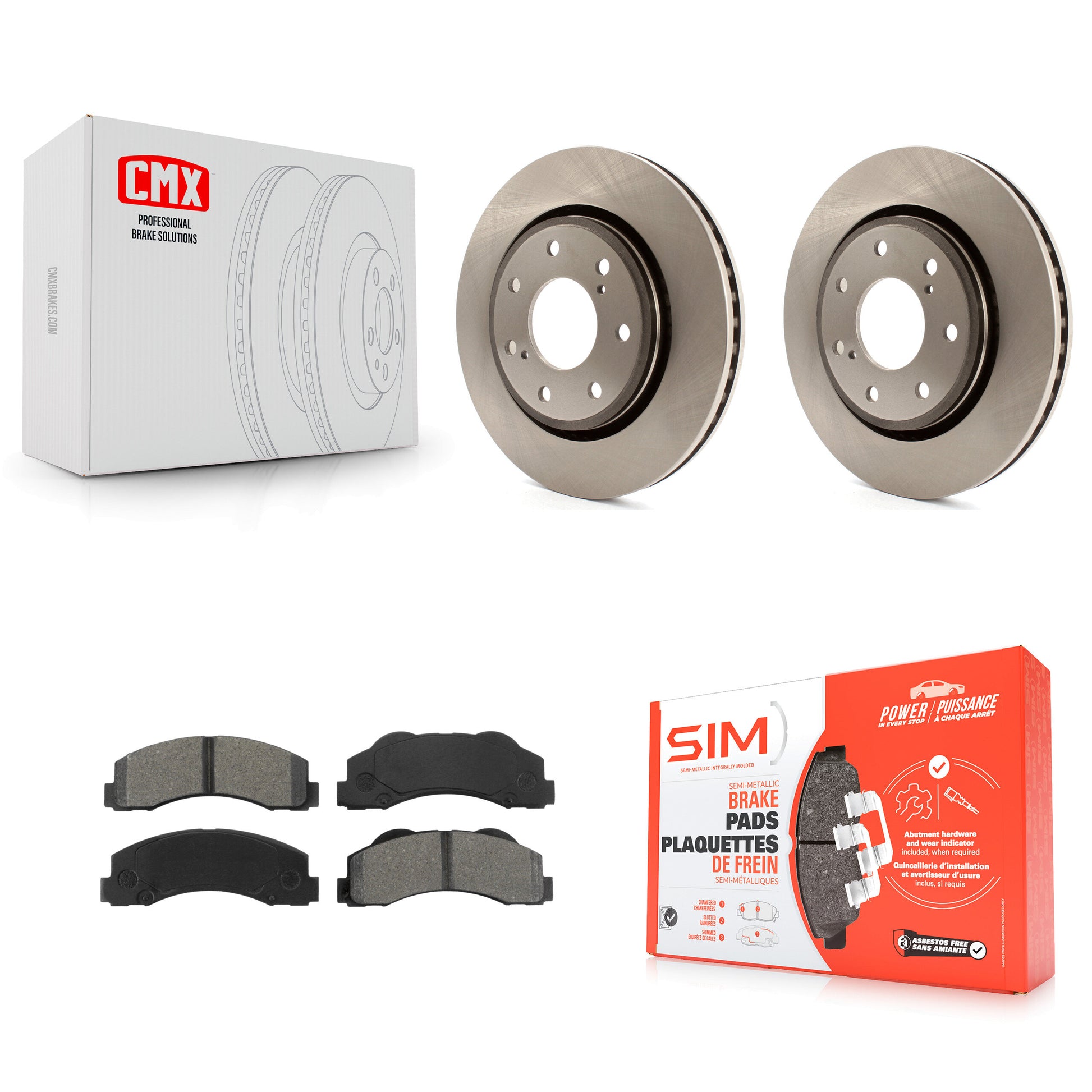 Transit Auto K8S-100169 Disc Brake Kit for 2010-2014 Ford F-150 - Front product image
