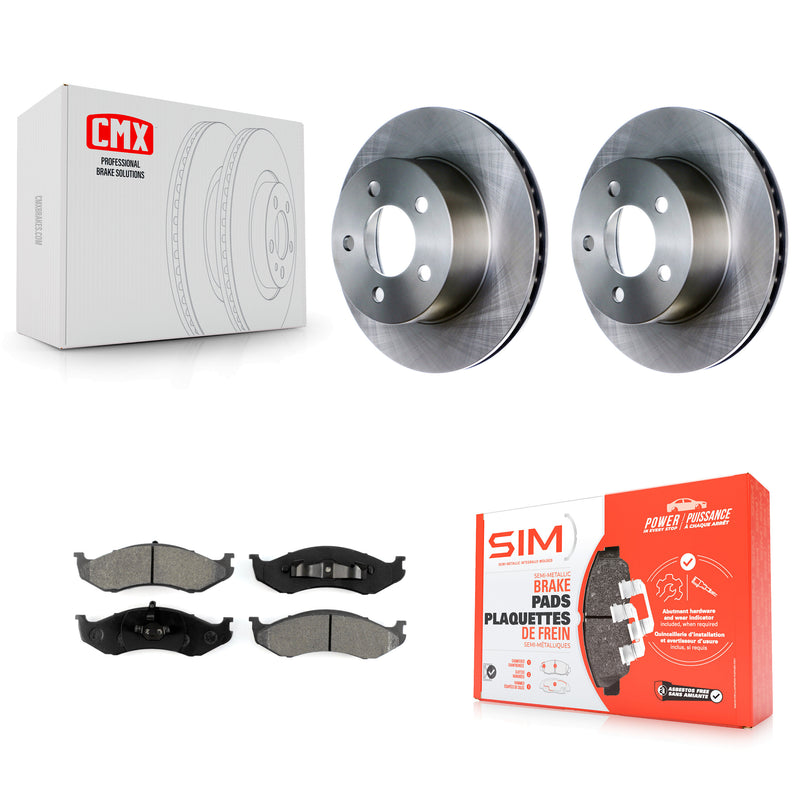 Transit Auto K8S-100181 Disc Brake Kit for 1990-1999 Jeep Cherokee, Jeep TJ, Jeep Wrangler & more - Front product image