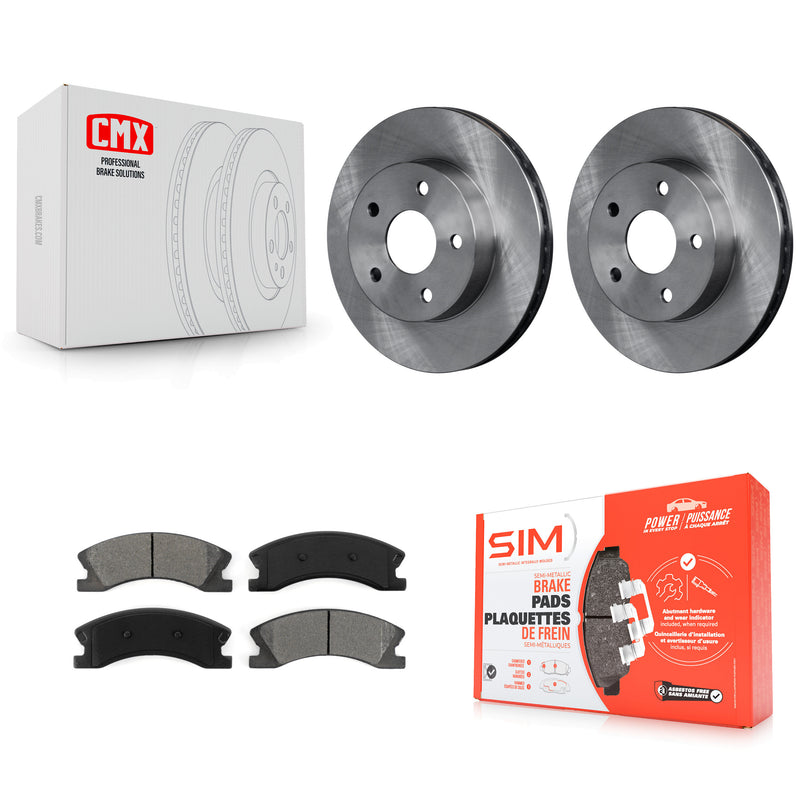 Transit Auto K8S-100199 Disc Brake Kit for 1999-2004 Jeep Grand Cherokee - Front product image