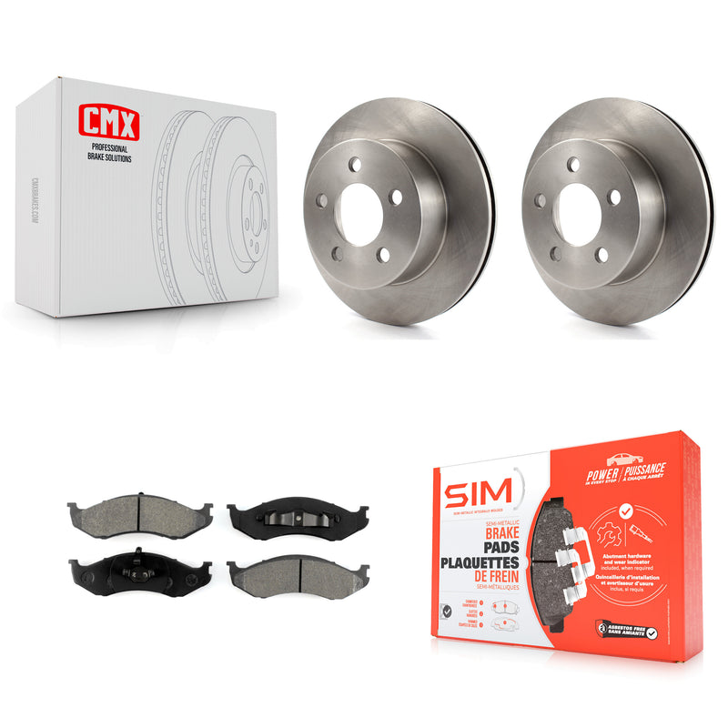 Transit Auto K8S-100206 Disc Brake Kit for 1993-2006 Jeep Cherokee, Jeep TJ, Jeep Wrangler & more - Front product image
