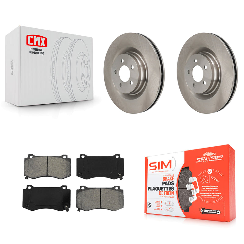 Transit Auto K8S-100226 Disc Brake Kit for 2005-2023 Dodge Challenger, Dodge Charger, Chrysler 300 - Front product image
