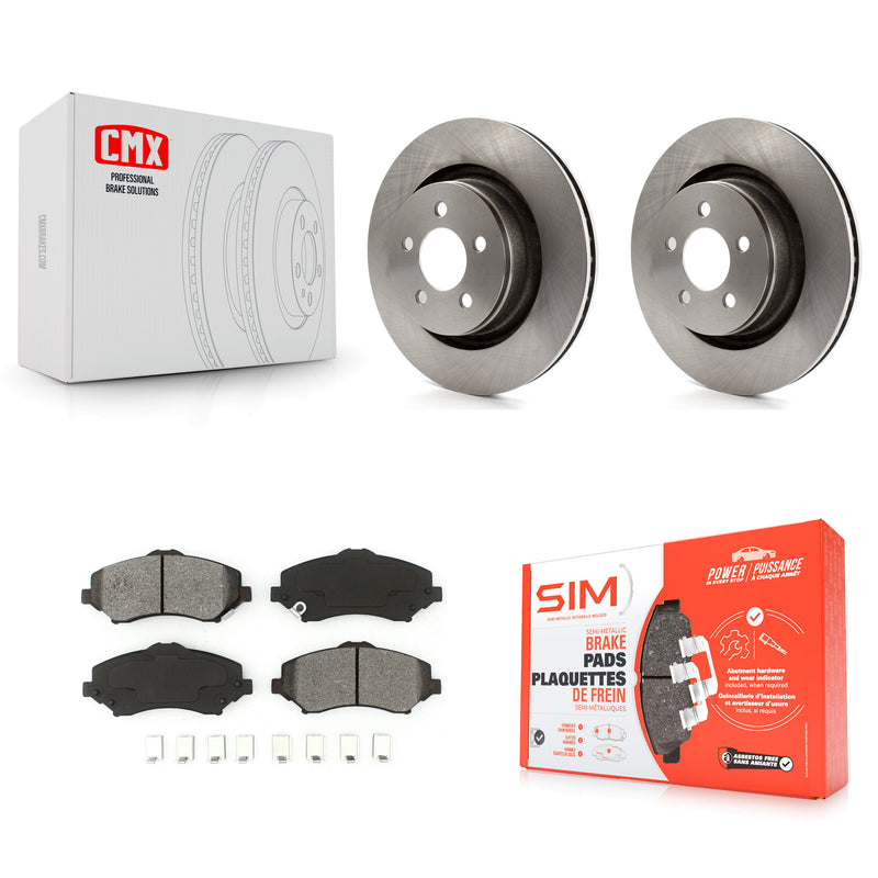 Transit Auto K8S-100235 Disc Brake Kit for 2008-2012 Dodge Nitro, Jeep Liberty - Front product image