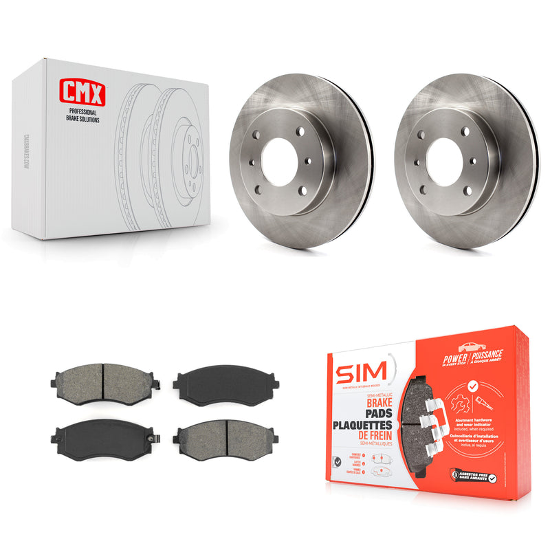 Transit Auto K8S-100256 Disc Brake Kit for 1989-2006 Nissan Sentra, Nissan 240SX, INFINITI G20 & more - Front product image