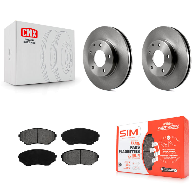 Transit Auto K8S-100291 Disc Brake Kit for 2000-2006 Mazda MPV - Front product image