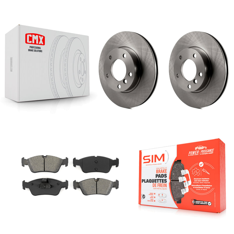 Transit Auto K8S-100331 Disc Brake Kit for 1991-2005 BMW Z4, BMW 320i, BMW Z3 & more - Front product image