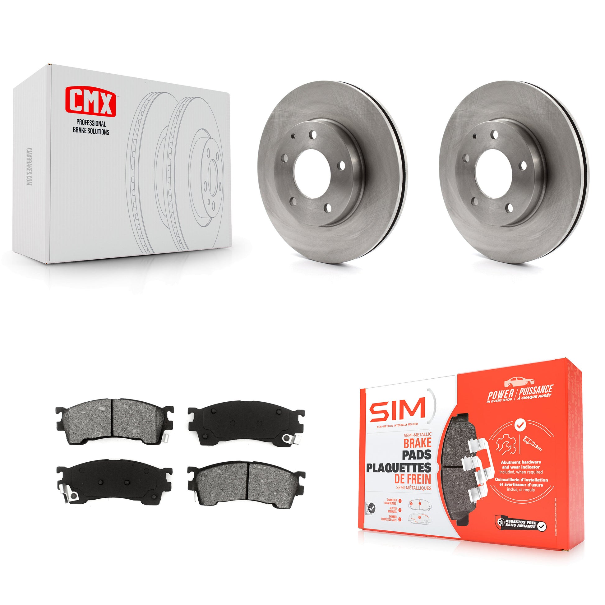 Transit Auto K8S-100334 Disc Brake Kit for 2002 Mazda 626 - Front product image