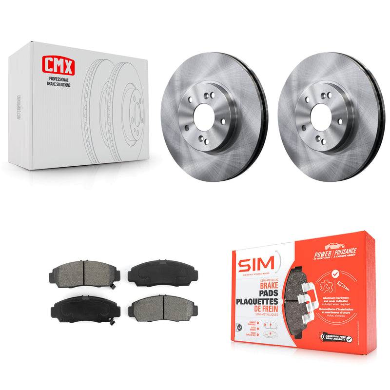 Transit Auto K8S-100337 Disc Brake Kit for 1999-2010 Honda Accord, Acura TL, Acura TSX & more - Front product image
