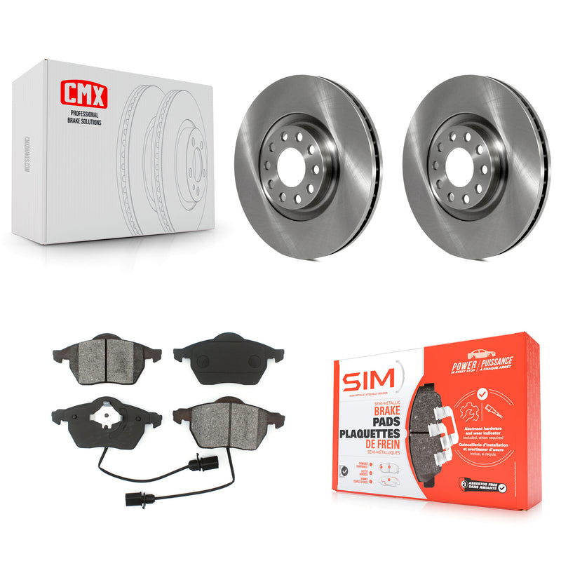 Transit Auto K8S-100369 Disc Brake Kit for 2000-2002 Audi S4, Audi A6 Quattro - Front product image