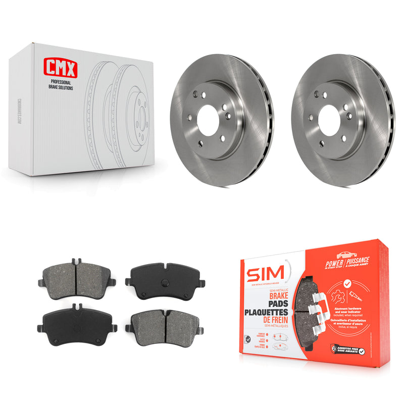 Transit Auto K8S-100403 Disc Brake Kit for 2001-2007 Mercedes-Benz C230, Mercedes-Benz C240 - Front product image