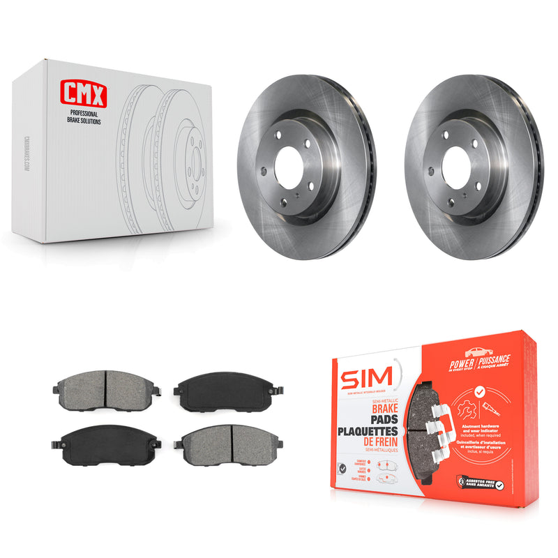 Transit Auto K8S-100406 Disc Brake Kit for 2003-2005 INFINITI G35, Nissan 350Z - Front product image