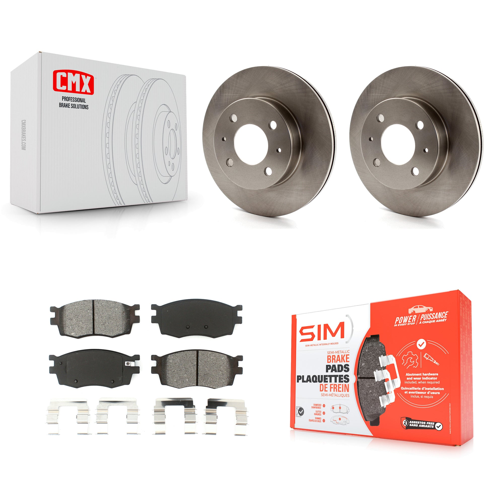 Transit Auto K8S-100420 Disc Brake Kit for 2006 Hyundai Accent - Front product image