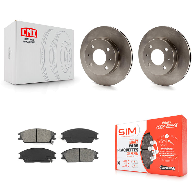 Transit Auto K8S-100421 Disc Brake Kit for 2000-2005 Hyundai Accent - Front product image