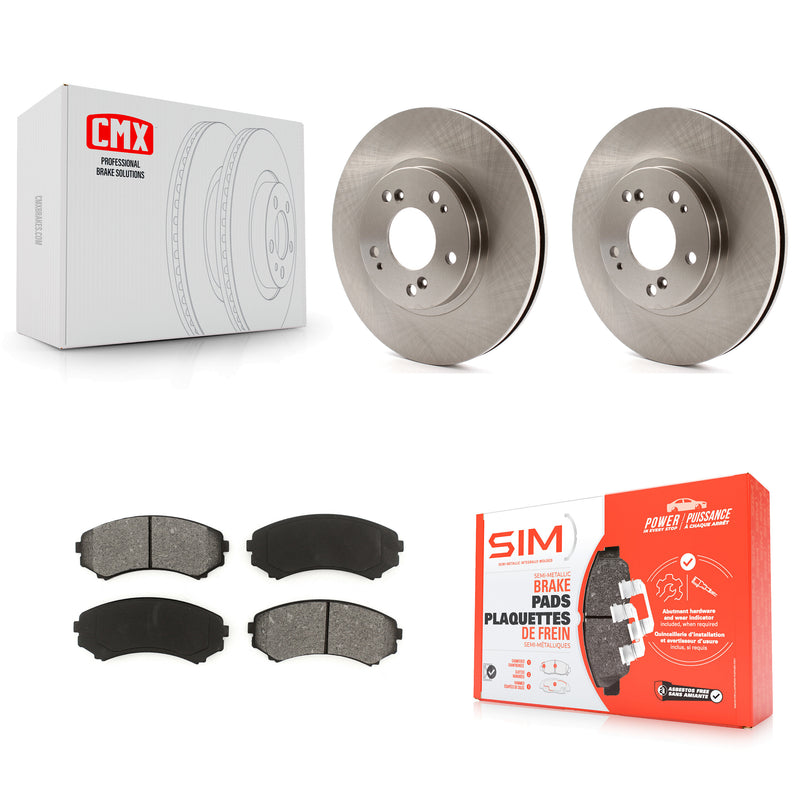 Transit Auto K8S-100422 Disc Brake Kit for 2004-2011 Mitsubishi Endeavor - Front product image