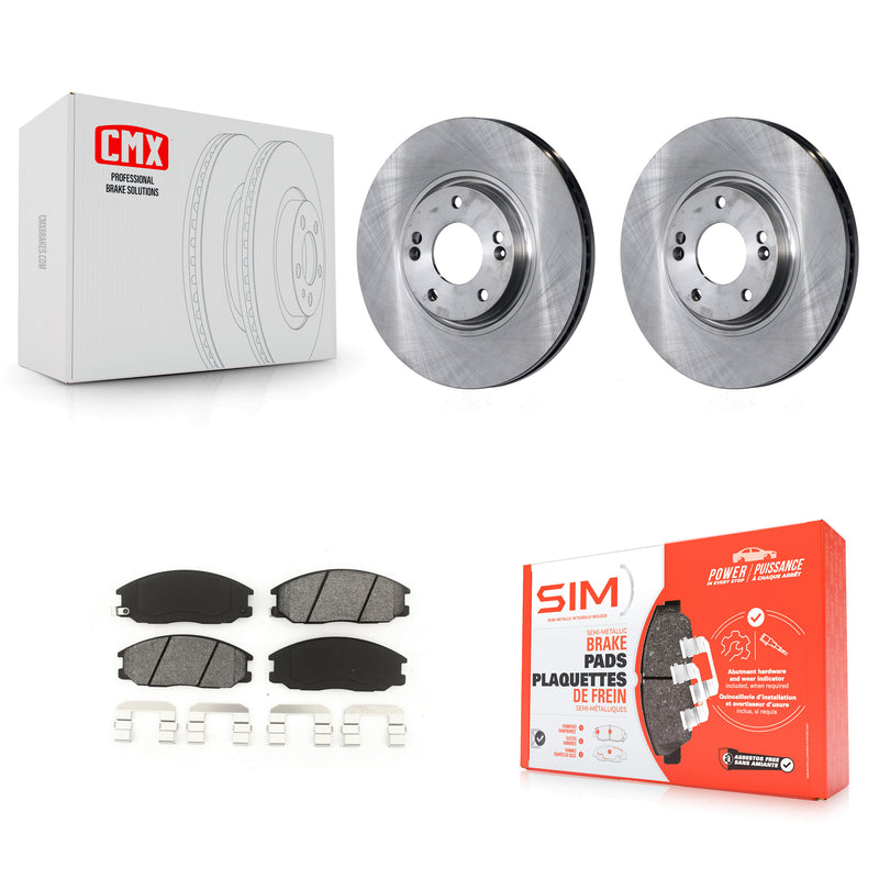 Transit Auto K8S-100437 Disc Brake Kit for 2003-2006 Hyundai XG350, Kia Amanti - Front product image