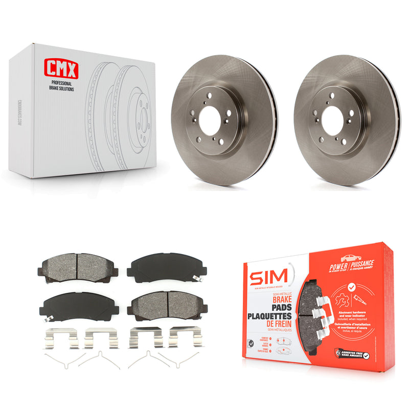 Transit Auto K8S-100460 Disc Brake Kit for 2006-2014 Honda Ridgeline - Front product image