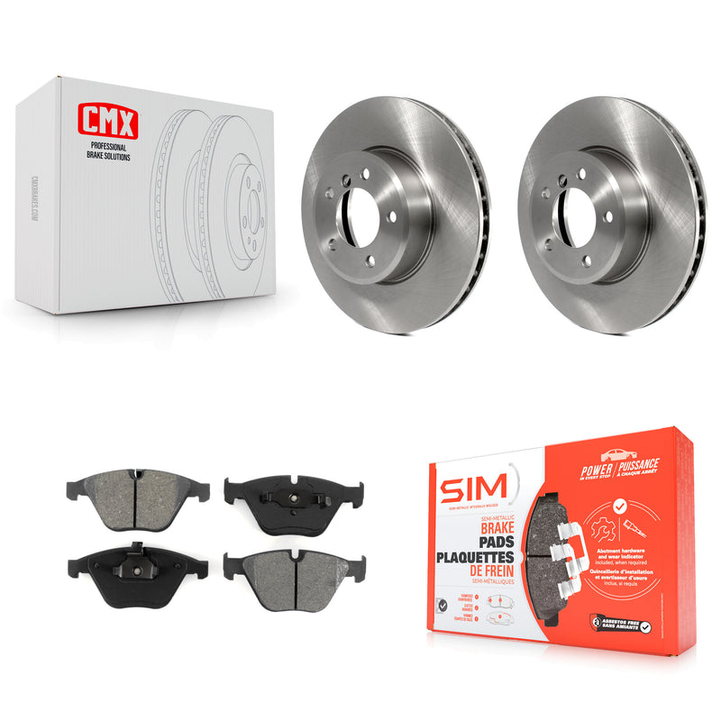 Transit Auto K8S-100475 Disc Brake Kit for 2004-2010 BMW 528i xDrive, BMW 535i xDrive, BMW 528i & more - Front product image