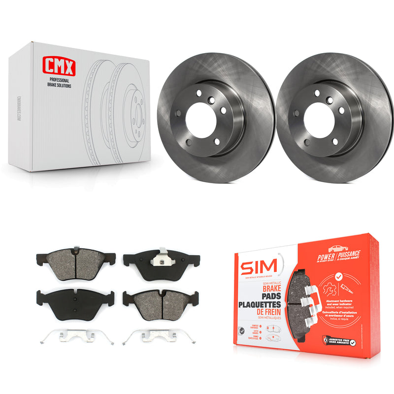 Transit Auto K8S-100503 Disc Brake Kit for 2006-2013 BMW 128i, BMW 328i, BMW 328xi & more - Front product image