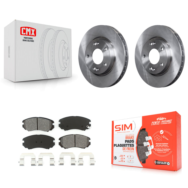 Transit Auto K8S-100508 Disc Brake Kit for 2007-2010 Hyundai Elantra - Front product image