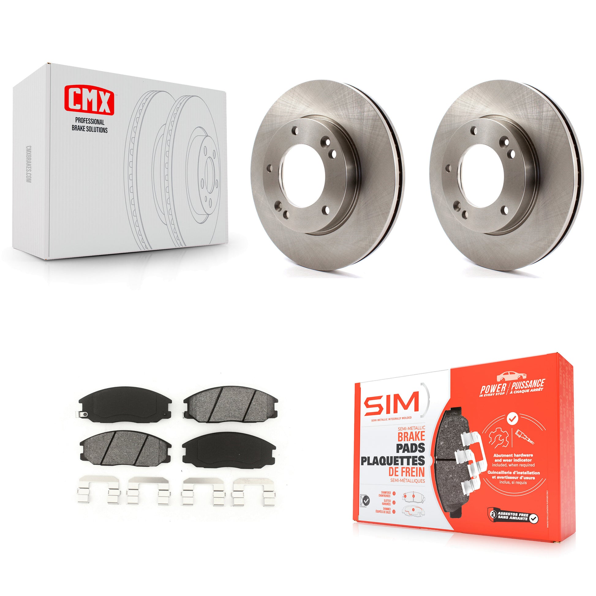 Transit Auto K8S-100541 Disc Brake Kit for 2007-2009 Kia Sorento - Front product image