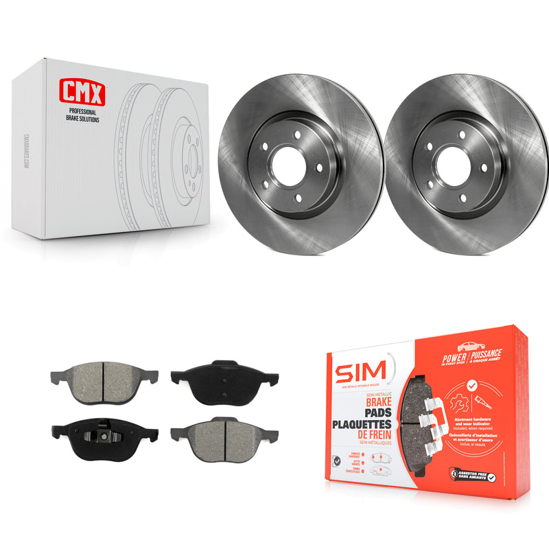 Transit Auto K8S-100542 Disc Brake Kit for 2004-2019 Ford Escape, Ford C-Max, Volvo C30 & more - Front product image