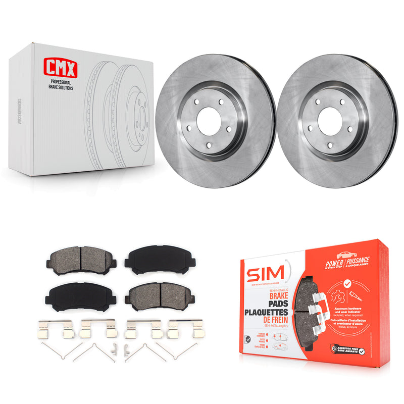 Transit Auto K8S-100553 Disc Brake Kit for 2007-2017 Nissan Juke, Nissan Sentra - Front product image