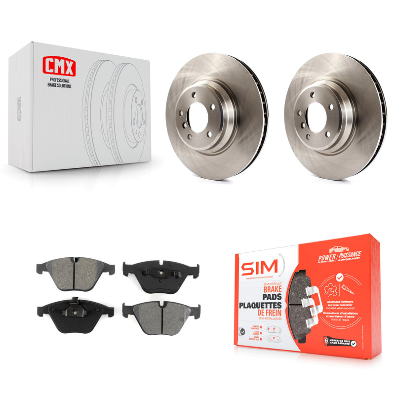 Transit Auto K8S-100557 Disc Brake Kit for 2007-2013 BMW X1, BMW 335i, BMW 335i xDrive & more - Front product image