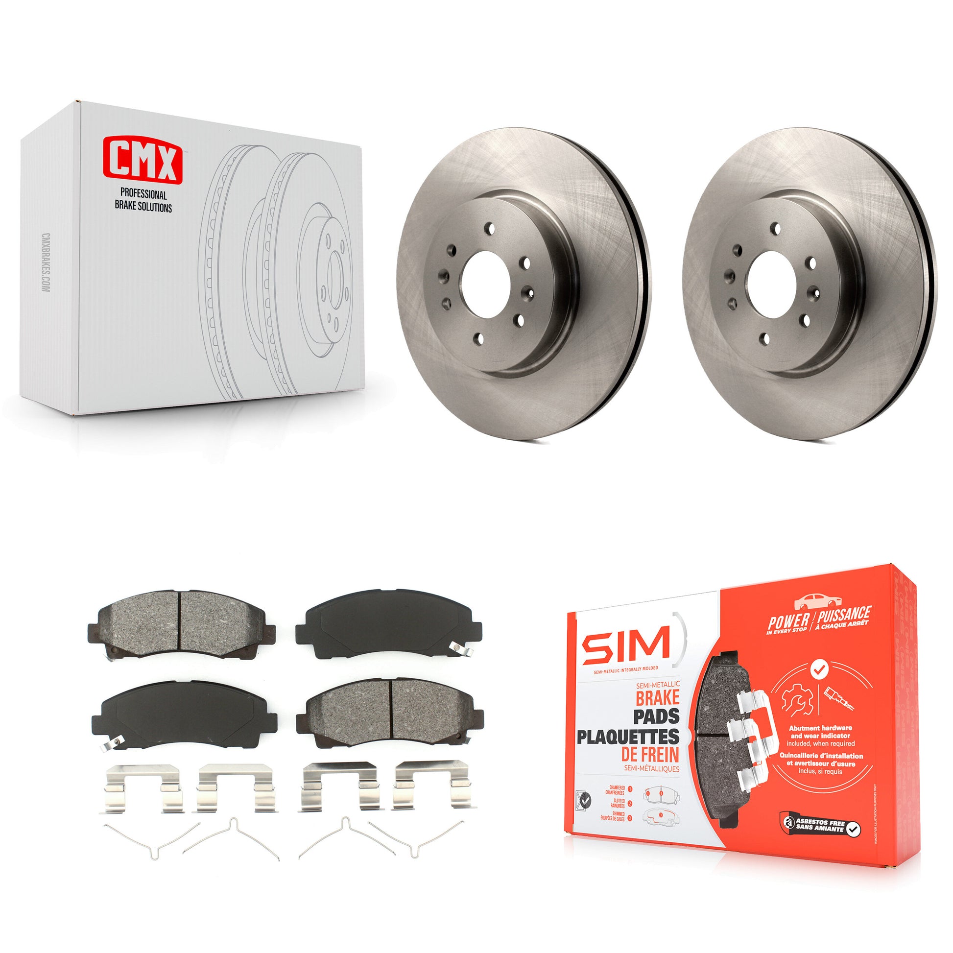 Transit Auto K8S-100582 Disc Brake Kit for 2009-2014 Acura TL - Front product image