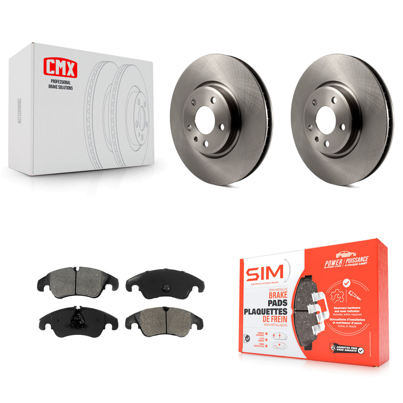 Transit Auto K8S-100615 Disc Brake Kit for 2011-2017 Audi A4 Quattro, Audi A5, Audi A5 Quattro & more - Front product image