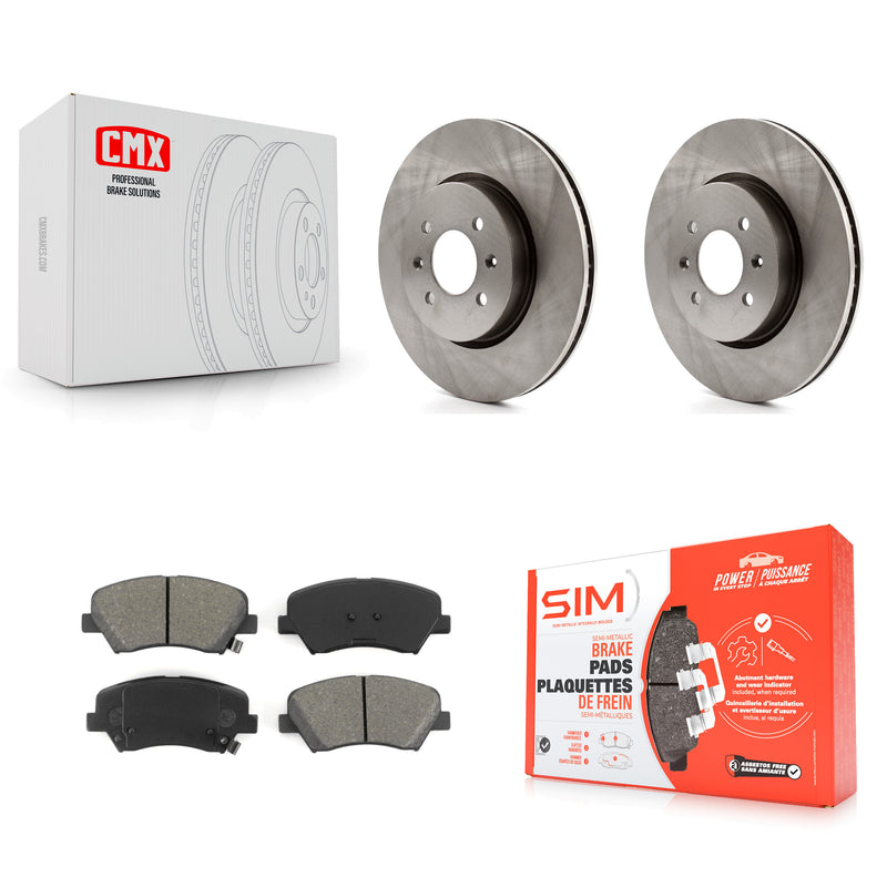 Transit Auto K8S-100626 Disc Brake Kit for 2012-2017 Kia Rio - Front product image