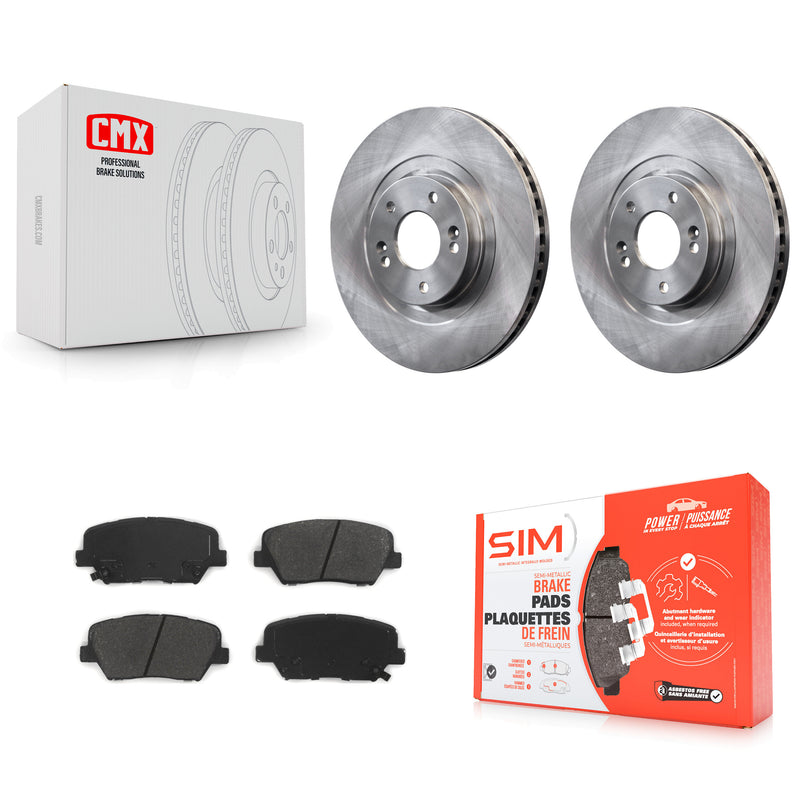 Transit Auto K8S-100634 Disc Brake Kit for 2016-2020 Hyundai Santa Fe Sport, Kia Sorento - Front product image