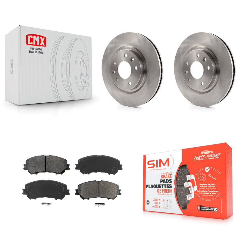 Transit Auto K8S-100659 Disc Brake Kit for 2014-2023 Nissan Rogue, Nissan Qashqai, Nissan Rogue Sport - Front product image
