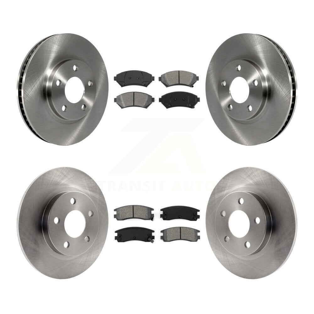 Transit Auto K8S-100752 Disc Brake Kit for 2000-2005 Cadillac DeVille, Cadillac Seville, Buick Park Avenue - Front and Rear product image