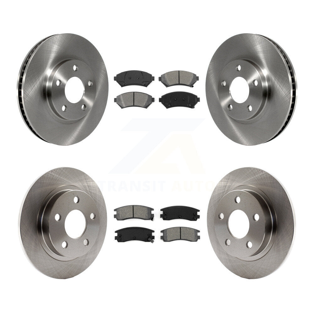 Transit Auto K8S-100753 Disc Brake Kit for 2000-2005 Buick LeSabre, Pontiac Bonneville, Buick Park Avenue & more - Front and Rear product image