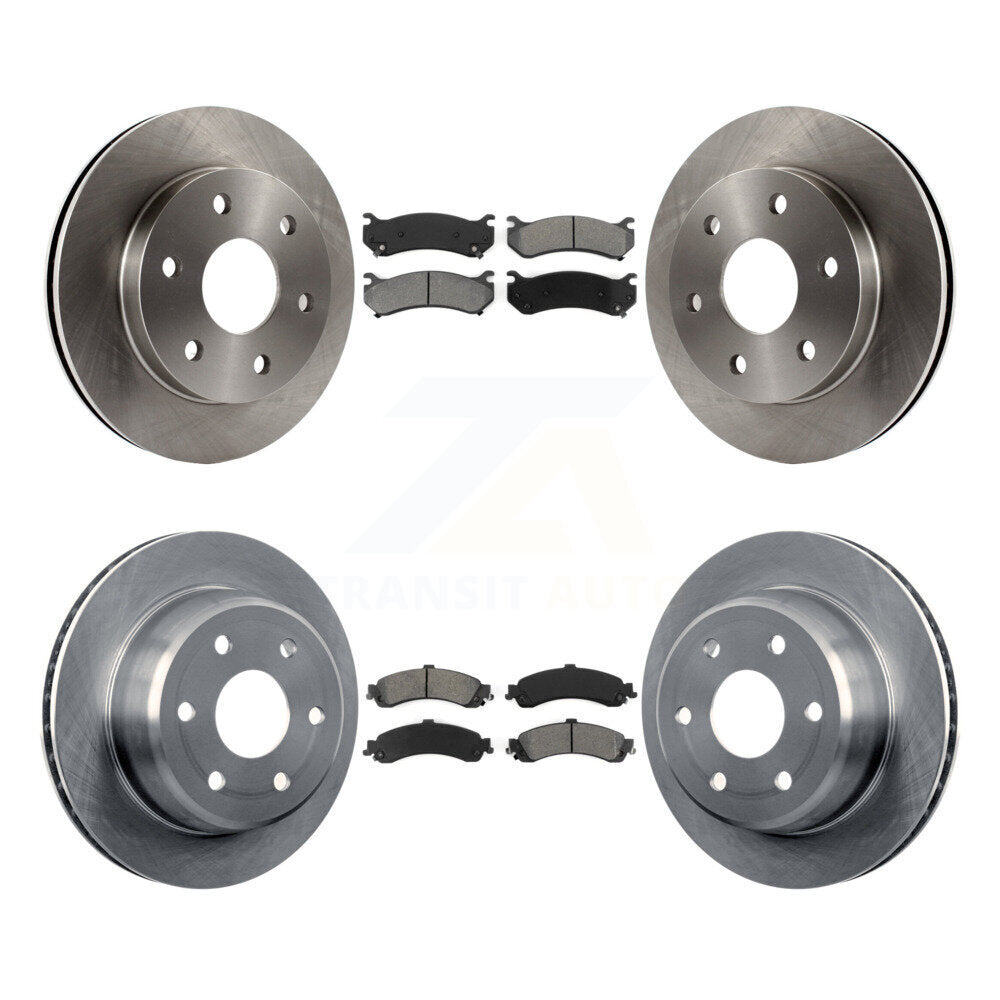 Transit Auto K8S-100764 Disc Brake Kit for 2000-2006 Chevrolet Silverado 1500, GMC Sierra 1500, Cadillac Escalade & more - Front and Rear product image