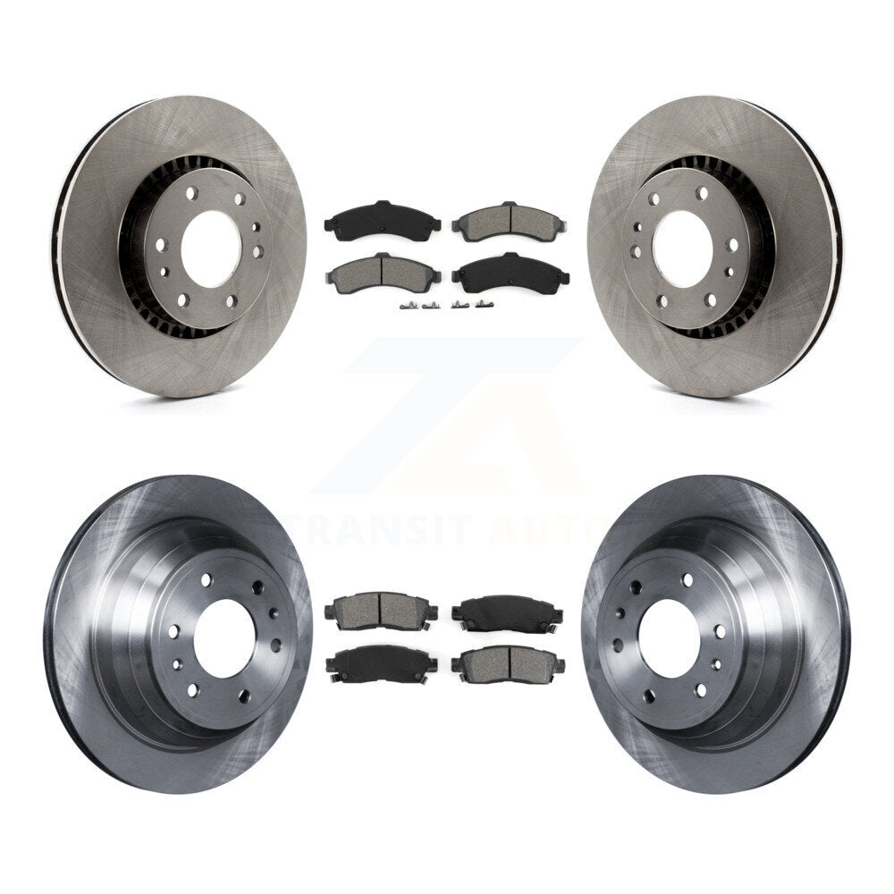 Transit Auto K8S-100781 Disc Brake Kit for 2002-2006 Isuzu Ascender, GMC Envoy, Saab 9-7x & more - Front and Rear product image