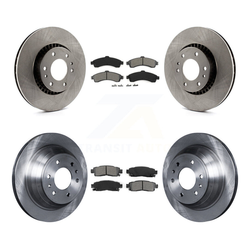 Transit Auto K8S-100781 Disc Brake Kit for 2002-2006 Isuzu Ascender, GMC Envoy, Saab 9-7x & more - Front and Rear product image