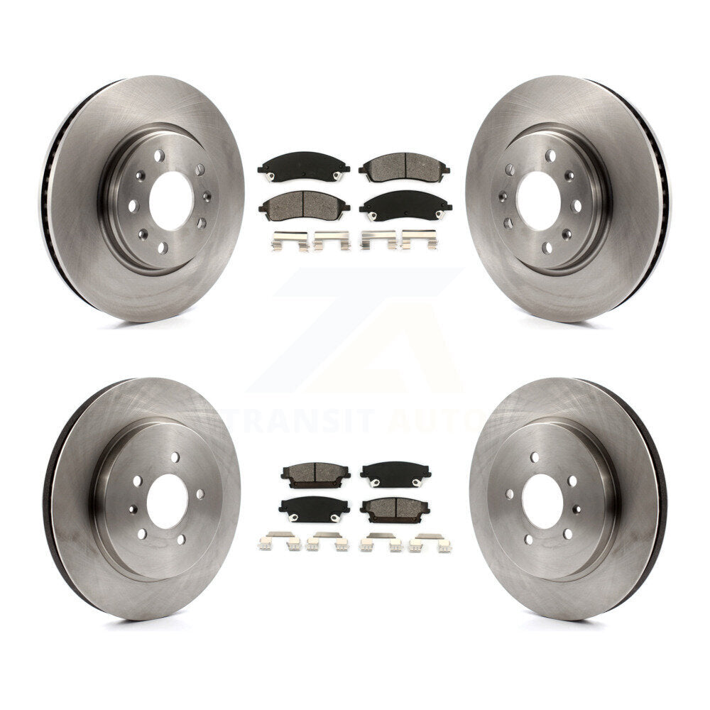 Transit Auto K8S-100782 Disc Brake Kit for 2006-2007 Cadillac CTS - Front and Rear product image