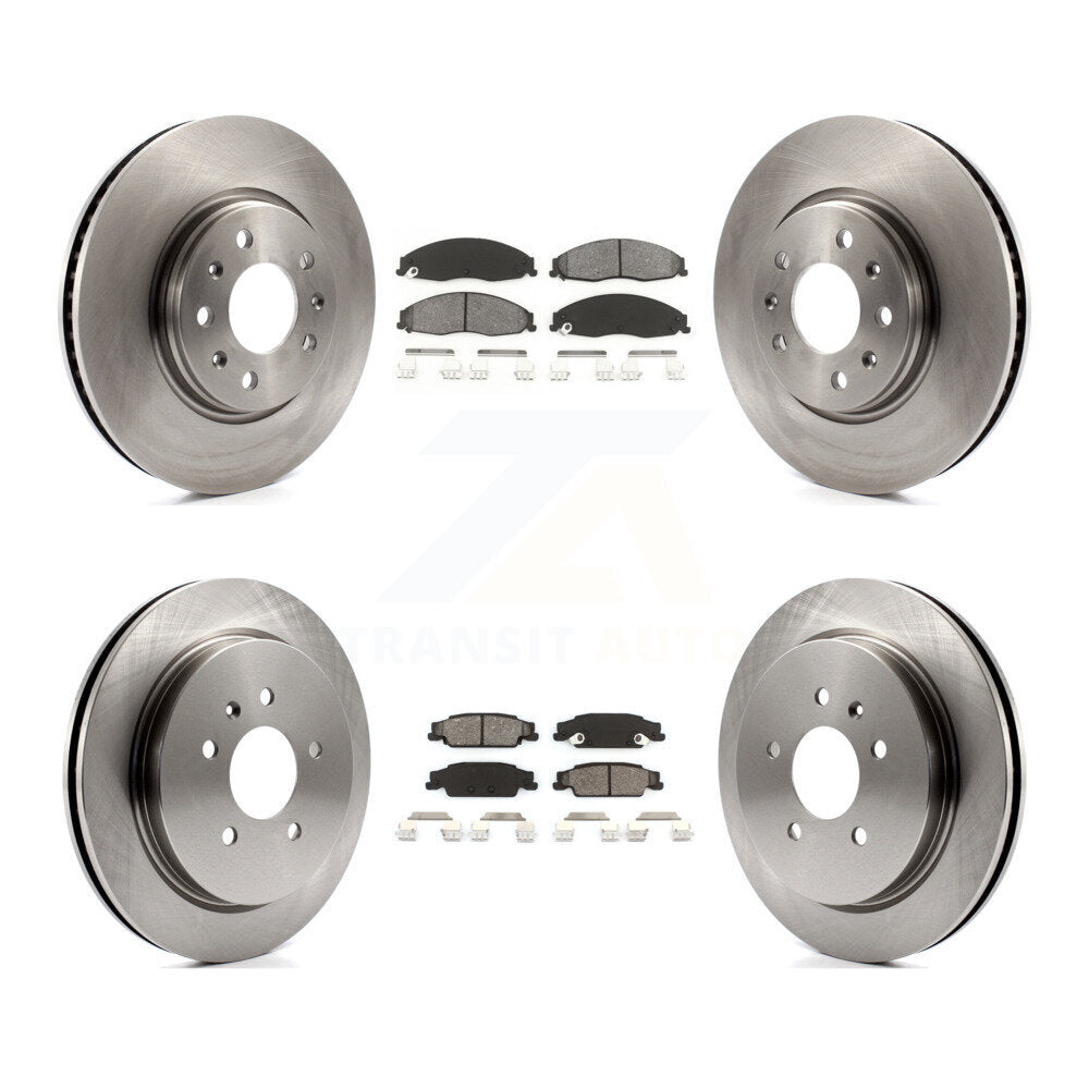 Transit Auto K8S-100785 Disc Brake Kit for 2003-2005 Cadillac CTS - Front and Rear product image