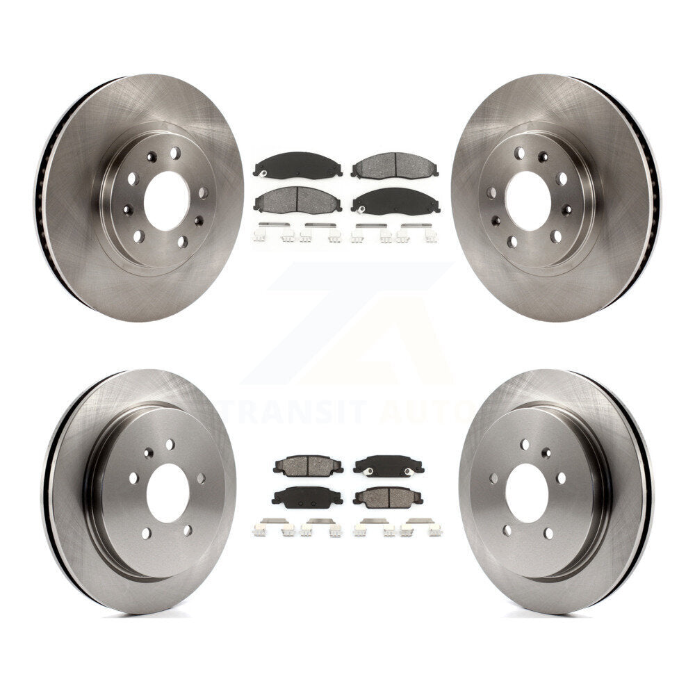 Transit Auto K8S-100786 Disc Brake Kit for 2003-2007 Cadillac CTS - Front and Rear product image