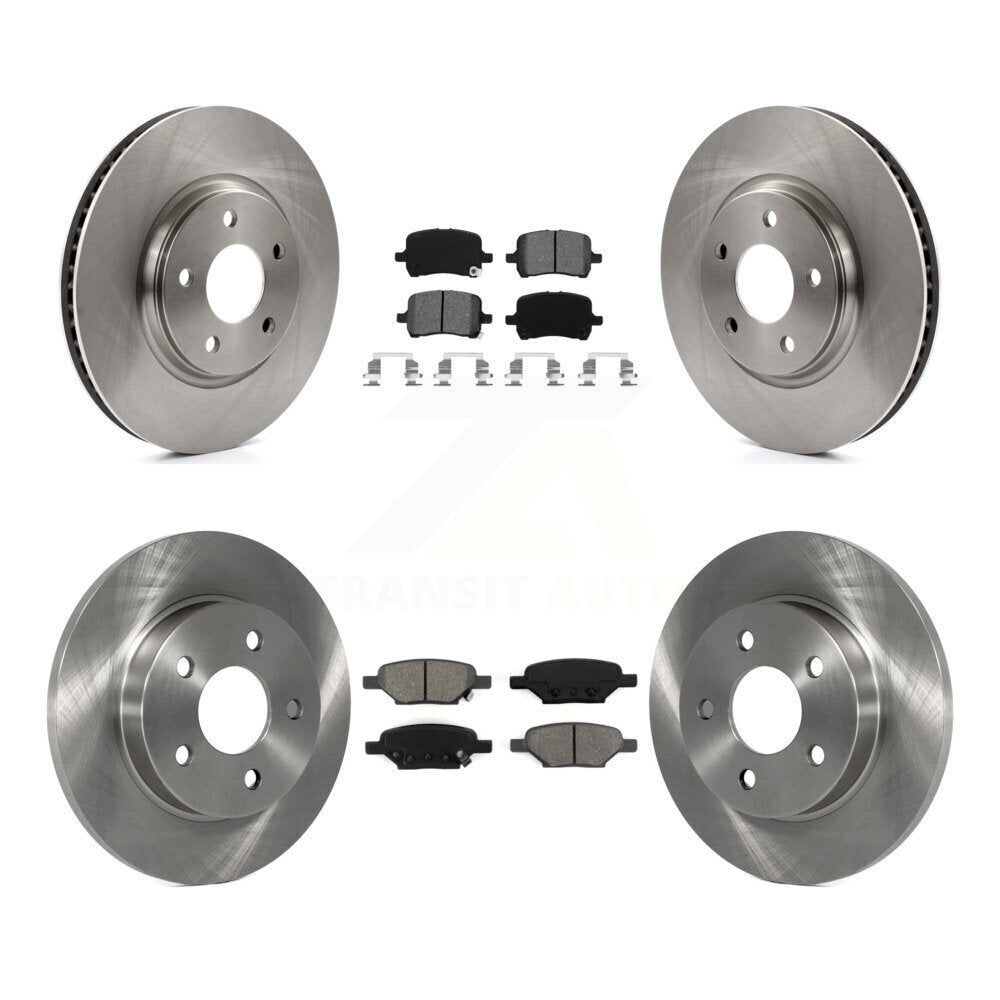 Transit Auto K8S-100788 Disc Brake Kit for 2004-2010 Chevrolet HHR, Pontiac G5, Chevrolet Malibu & more - Front and Rear product image