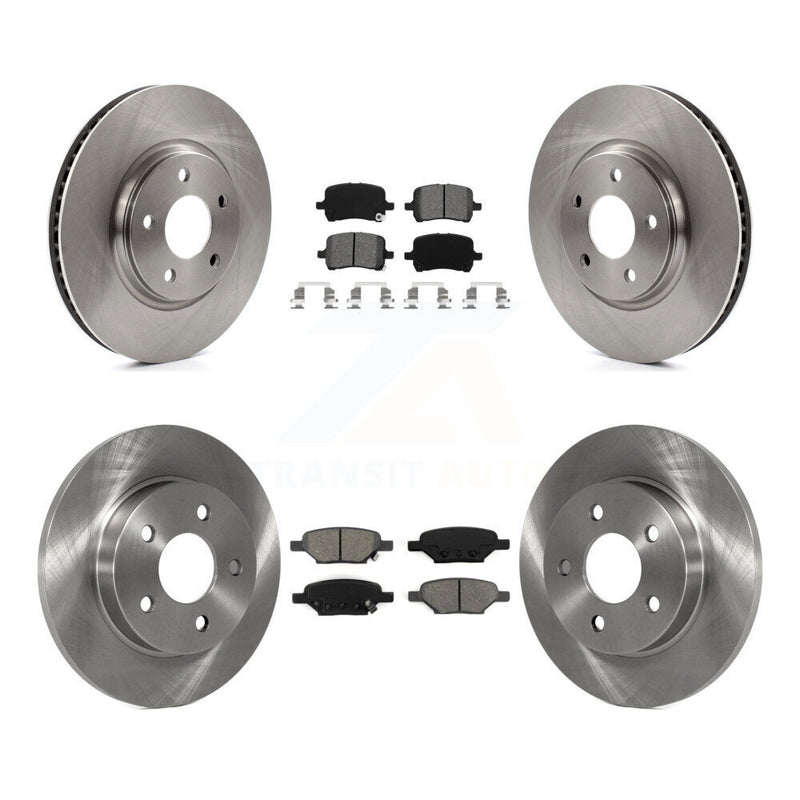 Transit Auto K8S-100788 Disc Brake Kit for 2004-2010 Chevrolet HHR, Pontiac G5, Chevrolet Malibu & more - Front and Rear product image