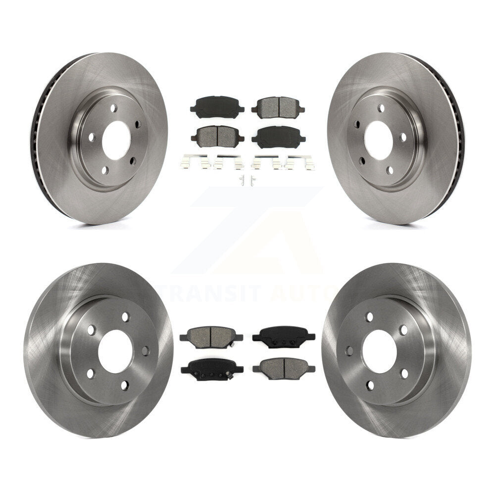 Transit Auto K8S-100790 Disc Brake Kit for 2010 Pontiac G5 - Front and Rear product image