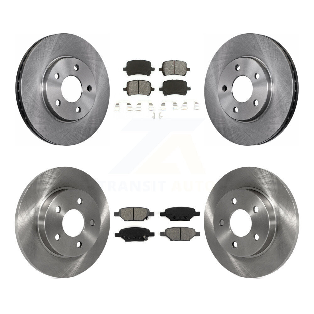 Transit Auto K8S-100794 Disc Brake Kit for 2004-2008 Chevrolet Malibu, Pontiac G6 - Front and Rear product image