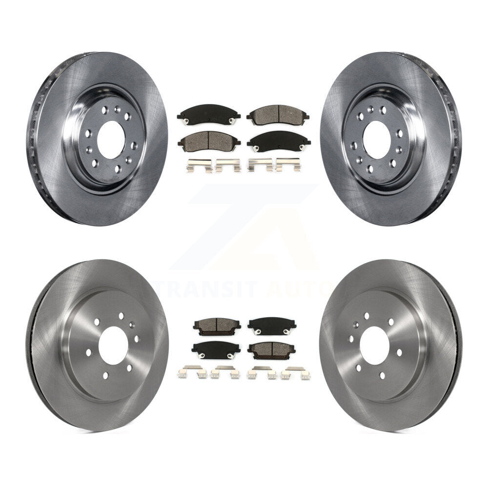 Transit Auto K8S-100795 Disc Brake Kit for 2004-2009 Cadillac SRX - Front and Rear product image