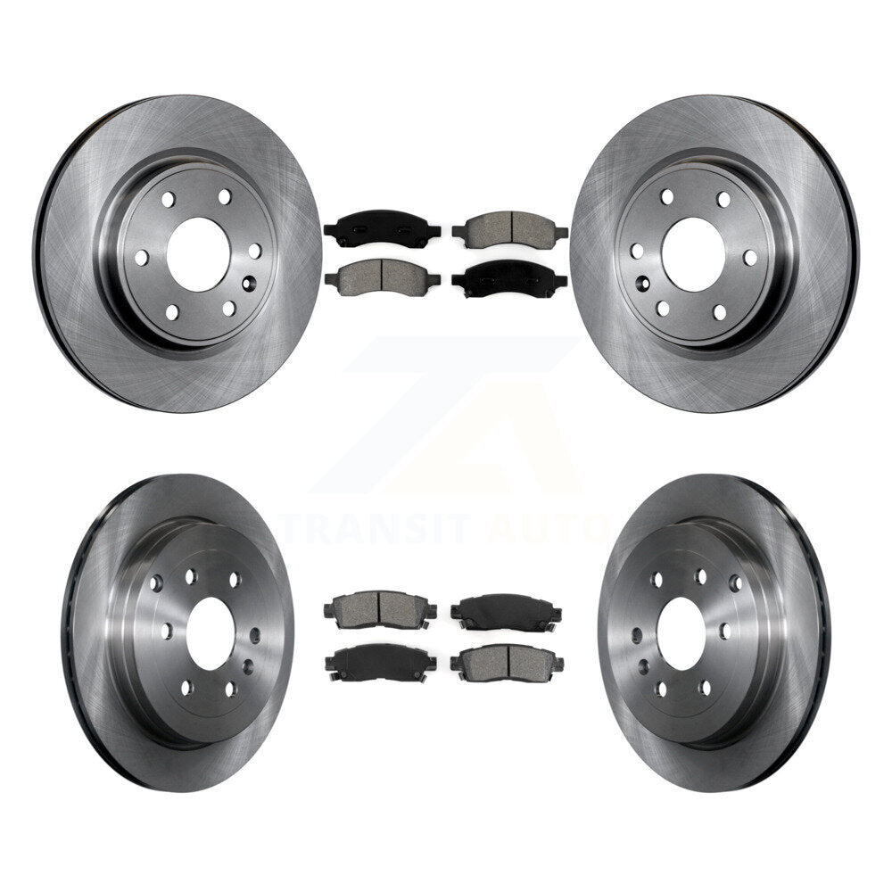 Transit Auto K8S-100822 Disc Brake Kit for 2007-2017 GMC Acadia Limited, Chevrolet Traverse, Buick Enclave & more - Front and Rear product image