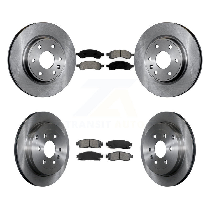 Transit Auto K8S-100822 Disc Brake Kit for 2007-2017 GMC Acadia Limited, Chevrolet Traverse, Buick Enclave & more - Front and Rear product image